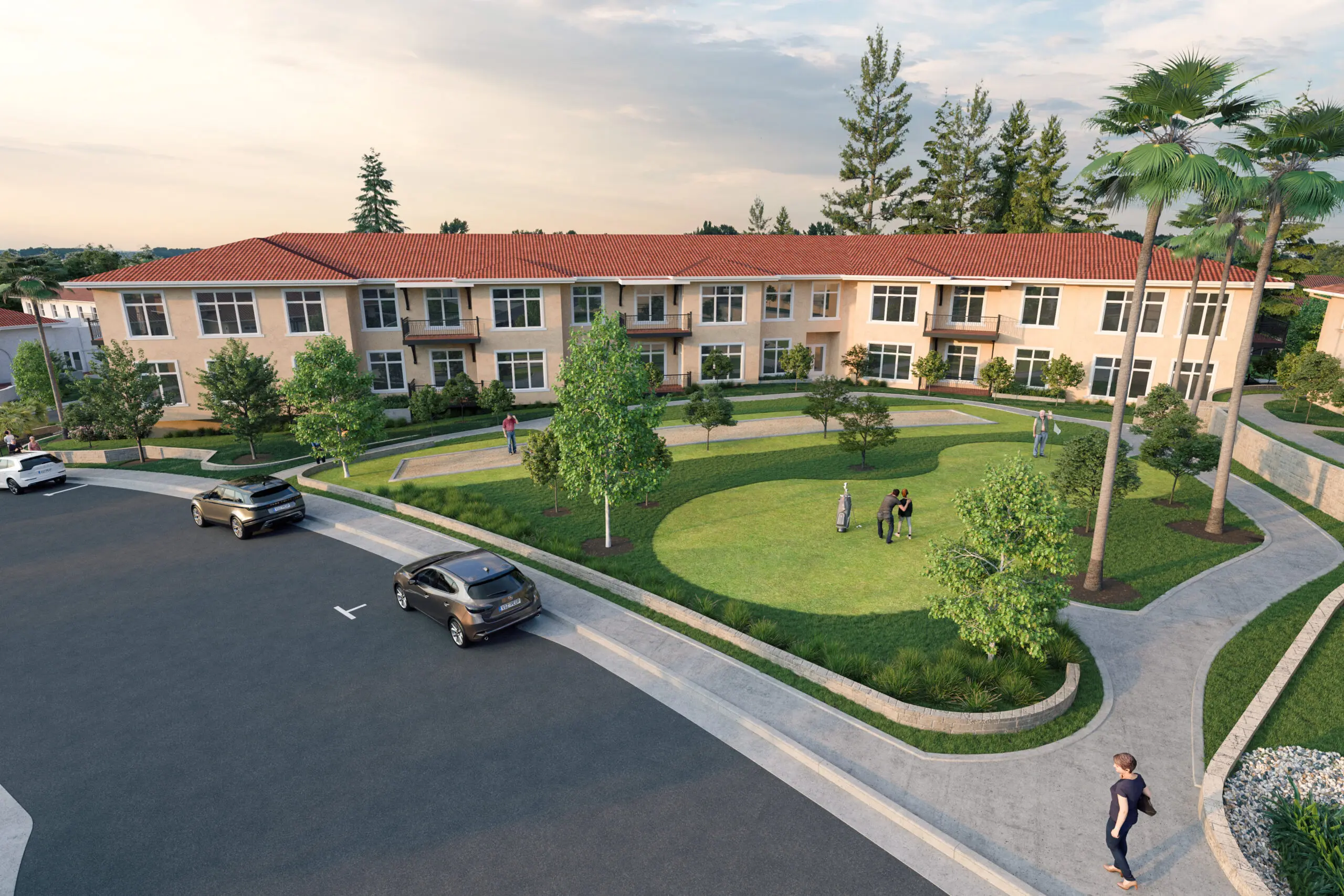 Rendering of Building A of Saratoga Expansion